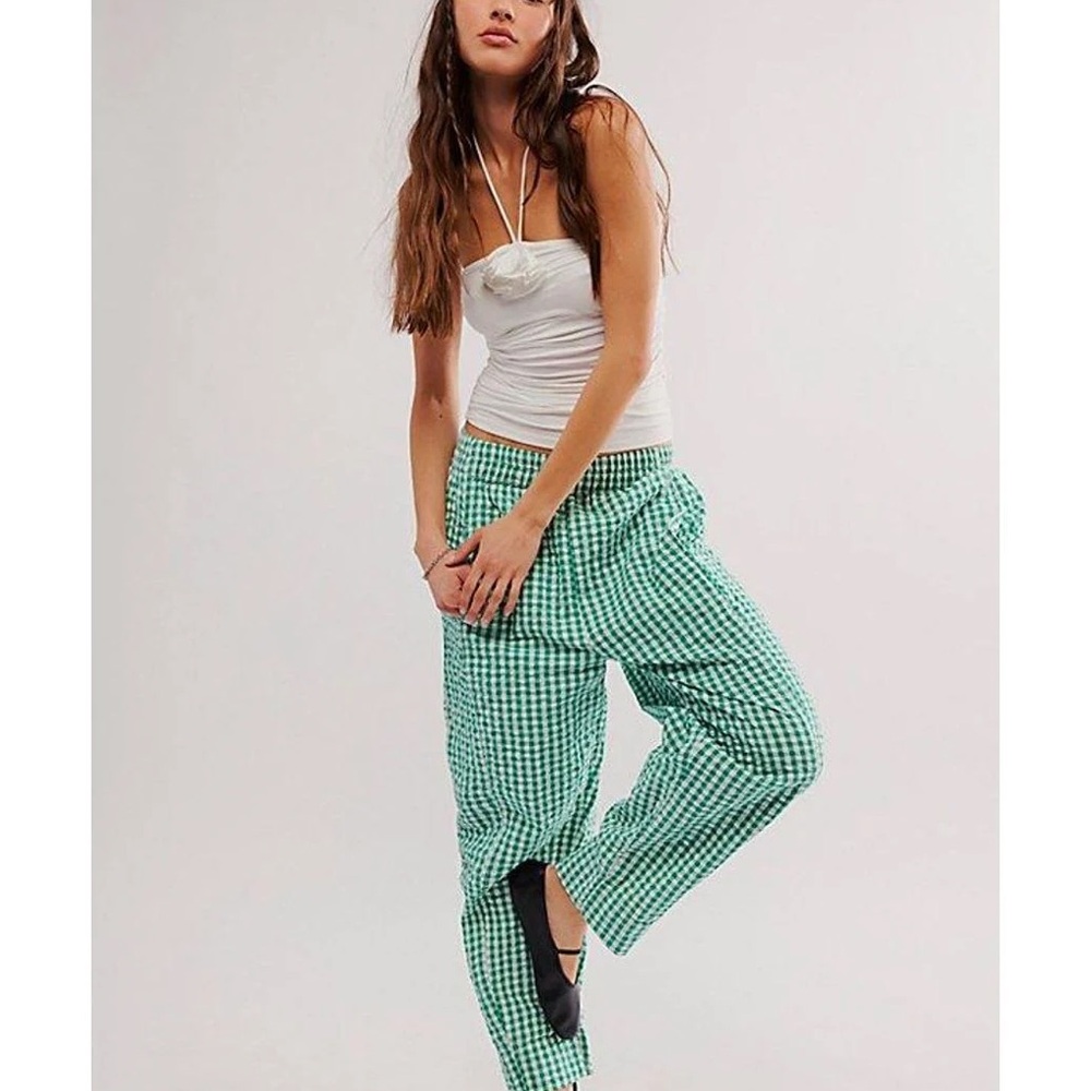 Free People Preppy Gingham Pants